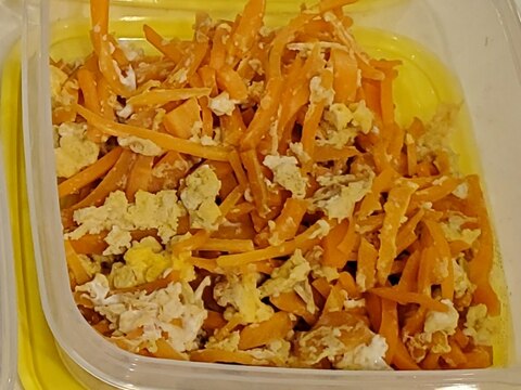 レンジで!白だしのにんじんしりしり